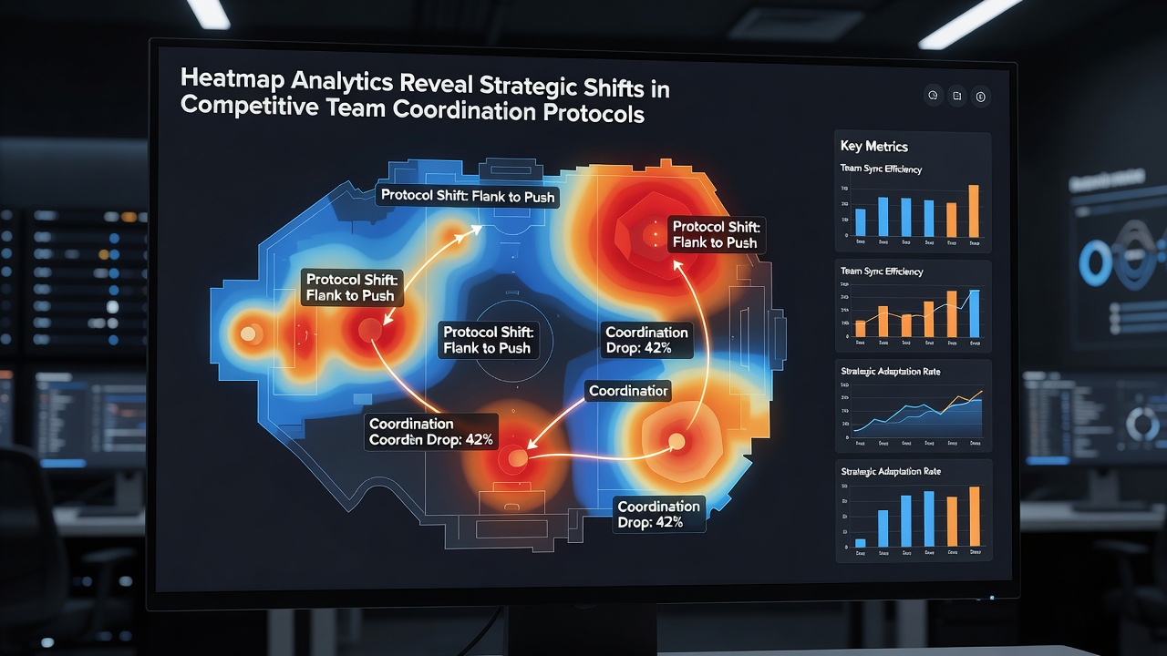 Side-by-side comparison of team coordination heatmaps from 2024 and 2026 tournament data