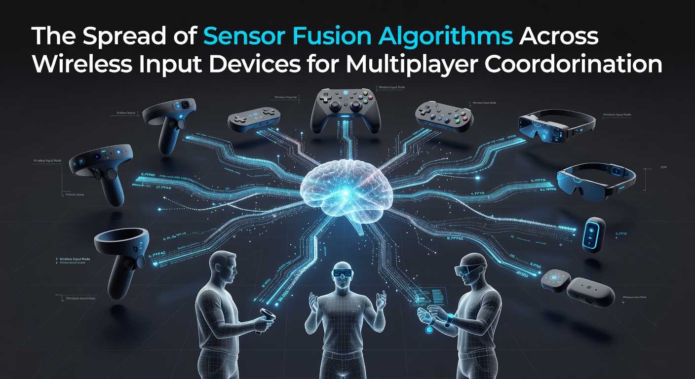 Wireless gaming controllers and input devices utilizing sensor fusion algorithms for multiplayer coordination in a competitive esports setting